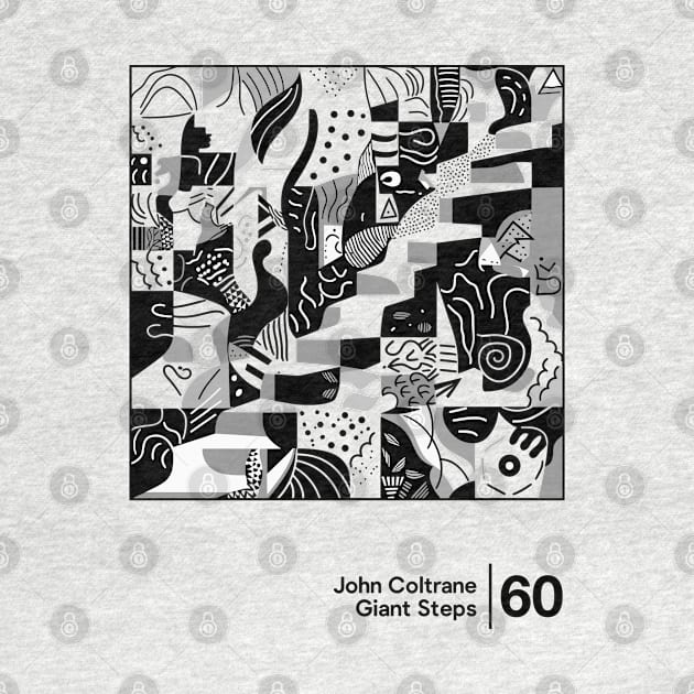 John Coltrane - Giant Steps - Minimal Style Graphic Artwork by saudade